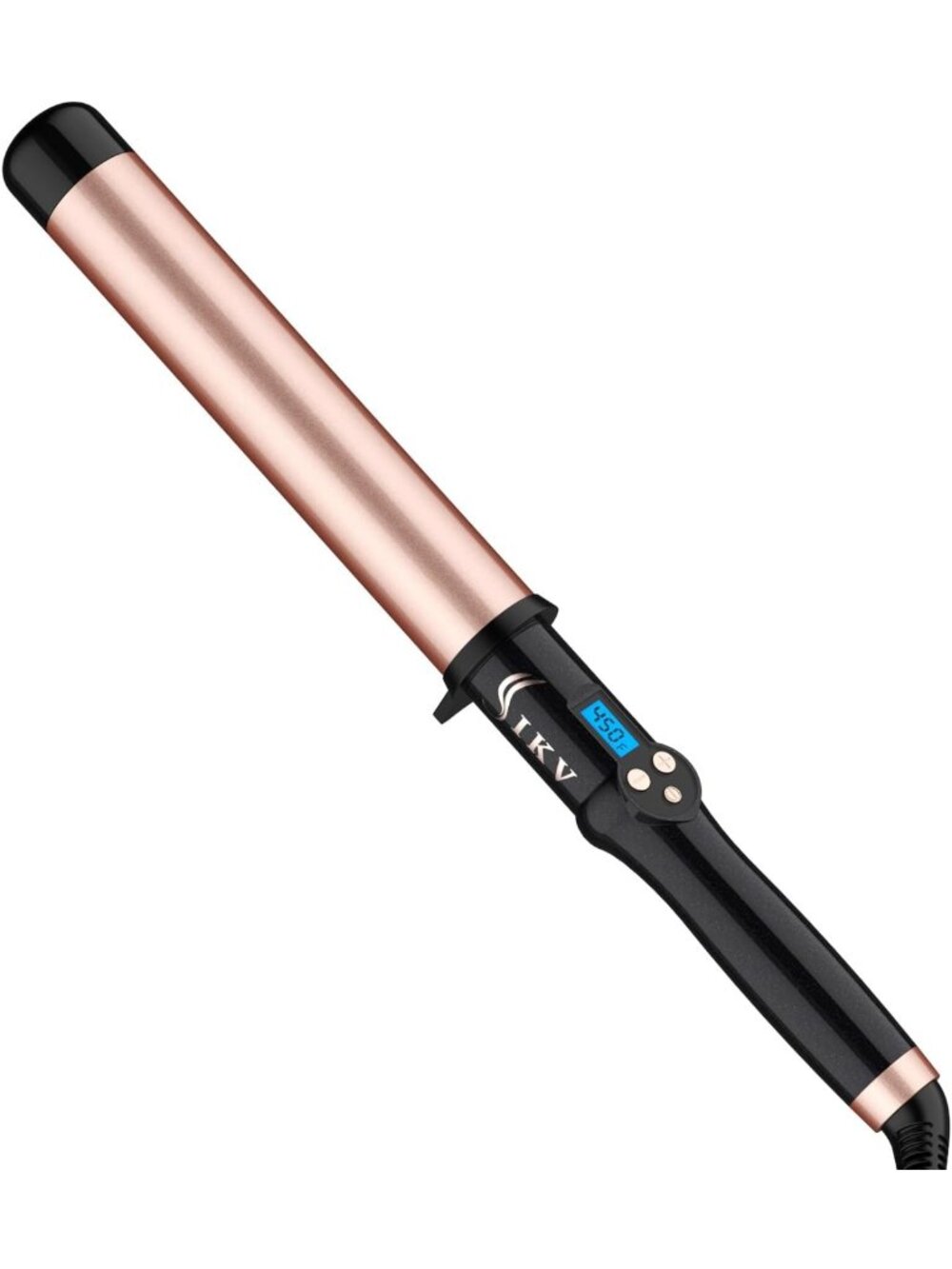 1.5 Inch Large Curling Wand for Long Hair - Ceramic Barrel, Perfect Curls